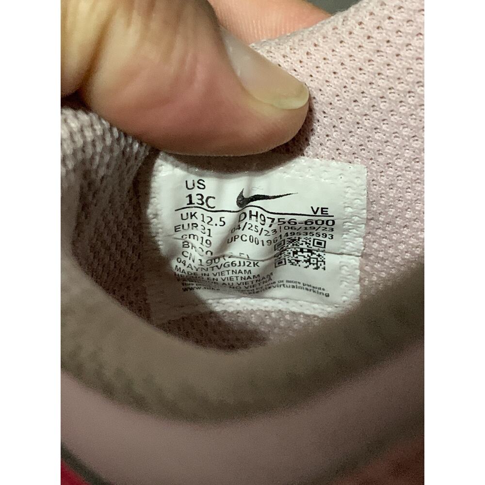 Size 13c-Nike Dunk Low "Triple Pink" PS Kids Athletic Sneakers DH9756-600 - Picture 7 of 7